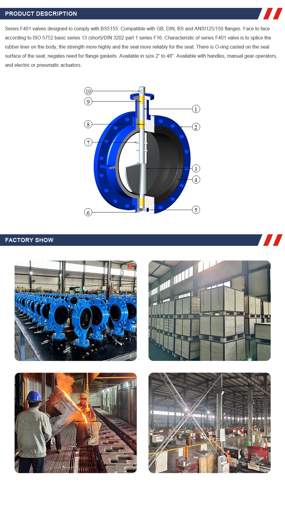 4 butterfly valve factories