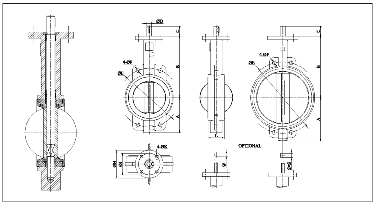 china butterfly valve vs gate valve