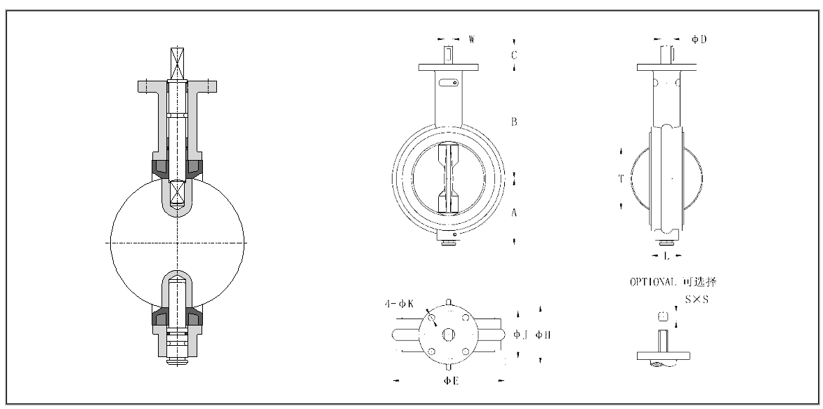 wholesale valve butterfly wafer